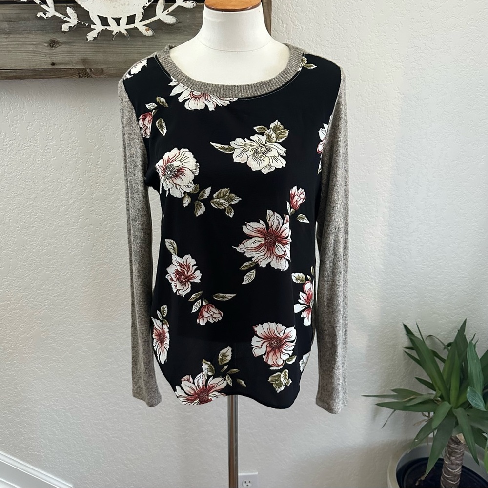 Stitch Fix Kaileigh Textured Knit Sweater in‎ Gray ladies size XS